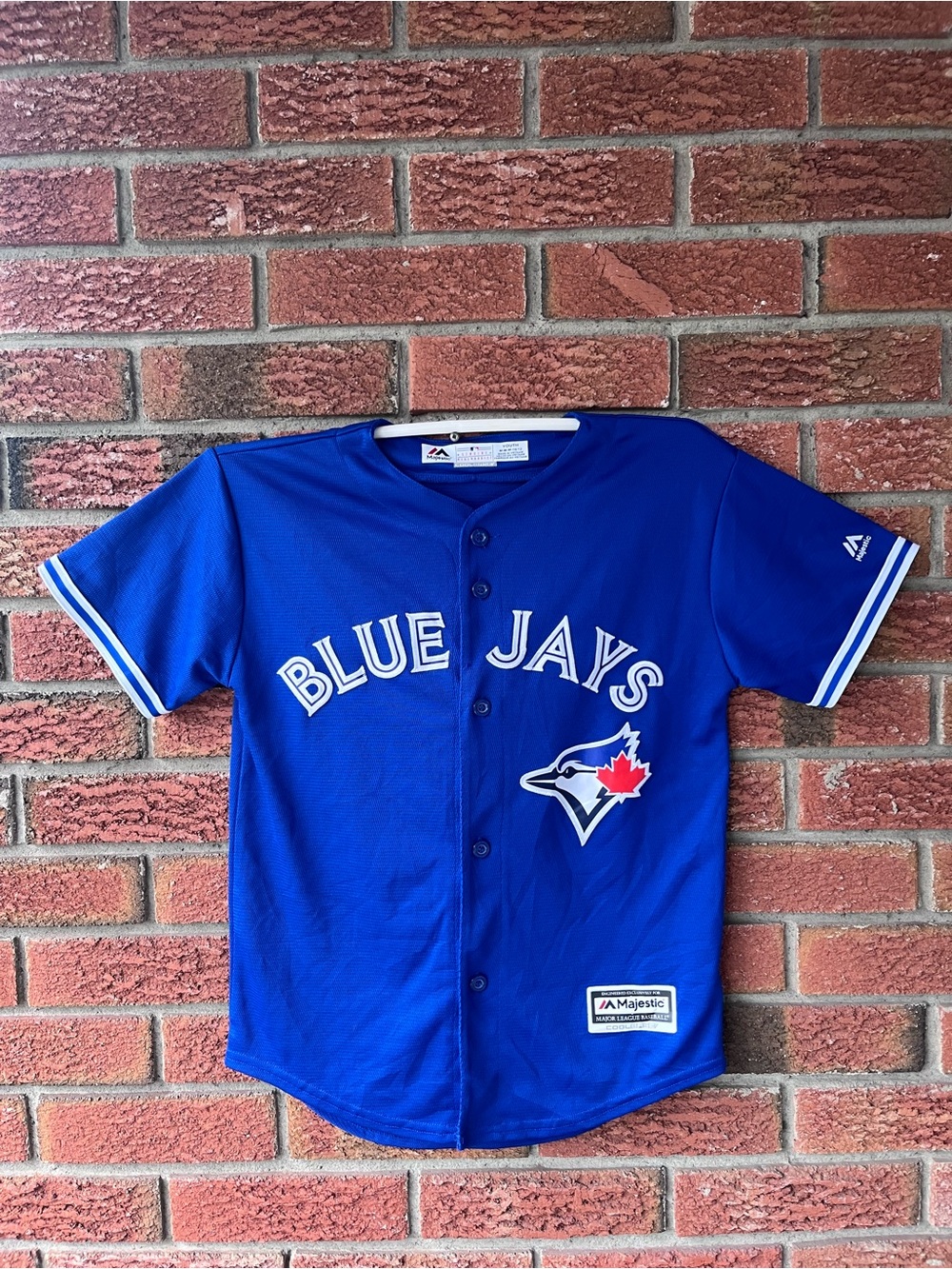 Majestic Toronto Blue Jays youth Baseball Jersey Sz large
